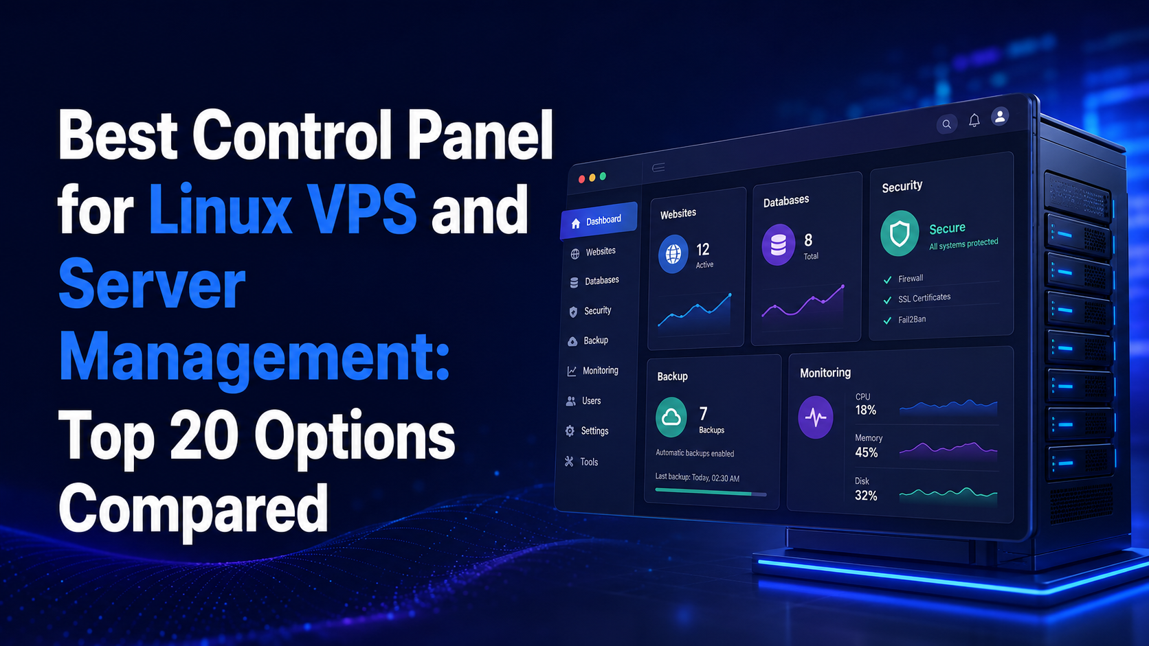 Best Control Panel for Linux VPS and Server Management: Top 20 Options Compared