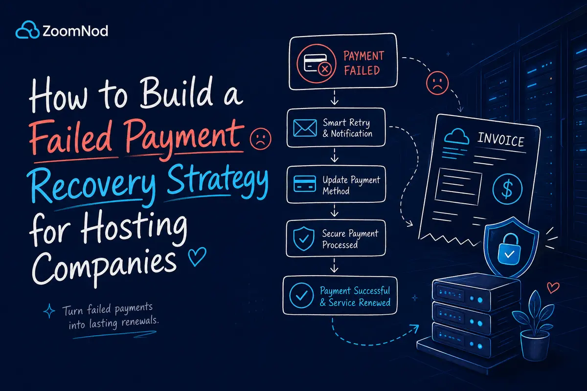 How to Build a Failed Payment Recovery Strategy for Hosting Companies | ZoomNod