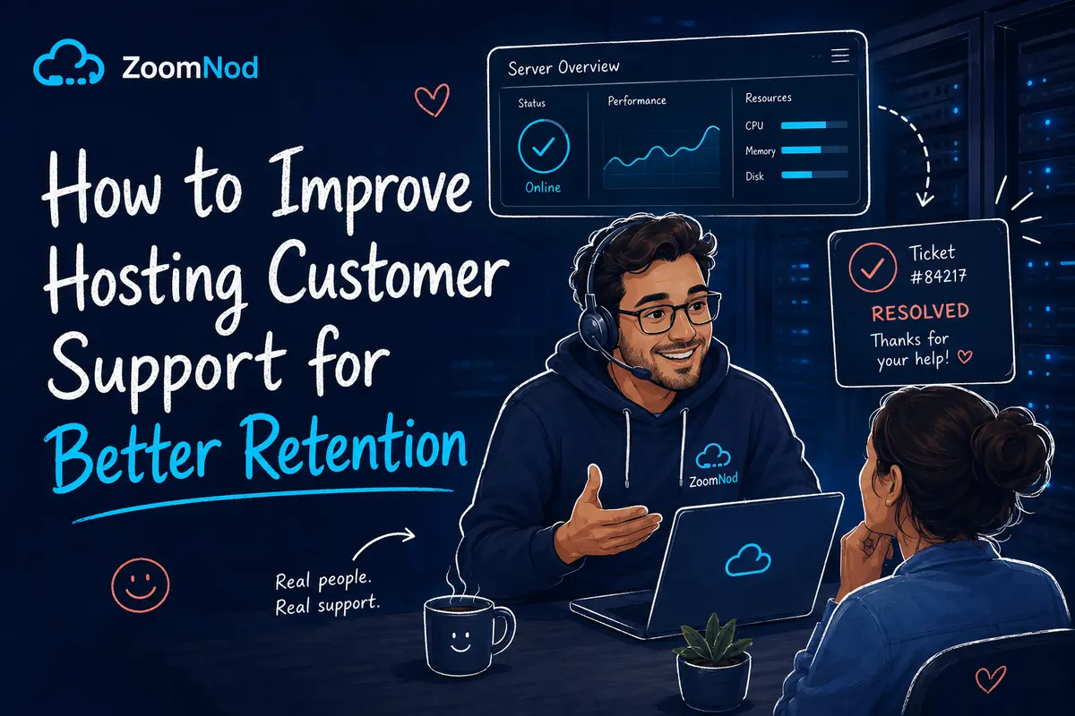 How to Improve Hosting Customer Support for Better Retention | ZoomNod