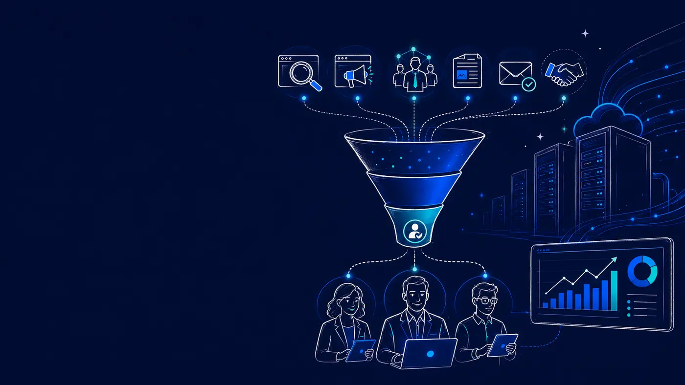 Lead generation strategy for hosting and VPS companies across search, paid ads, LinkedIn, content, email and partnerships.