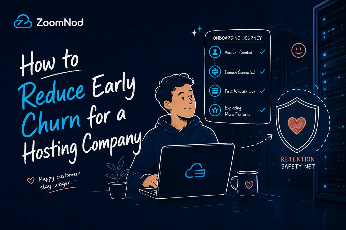 How to Reduce Early Churn for a Hosting Company | ZoomNod