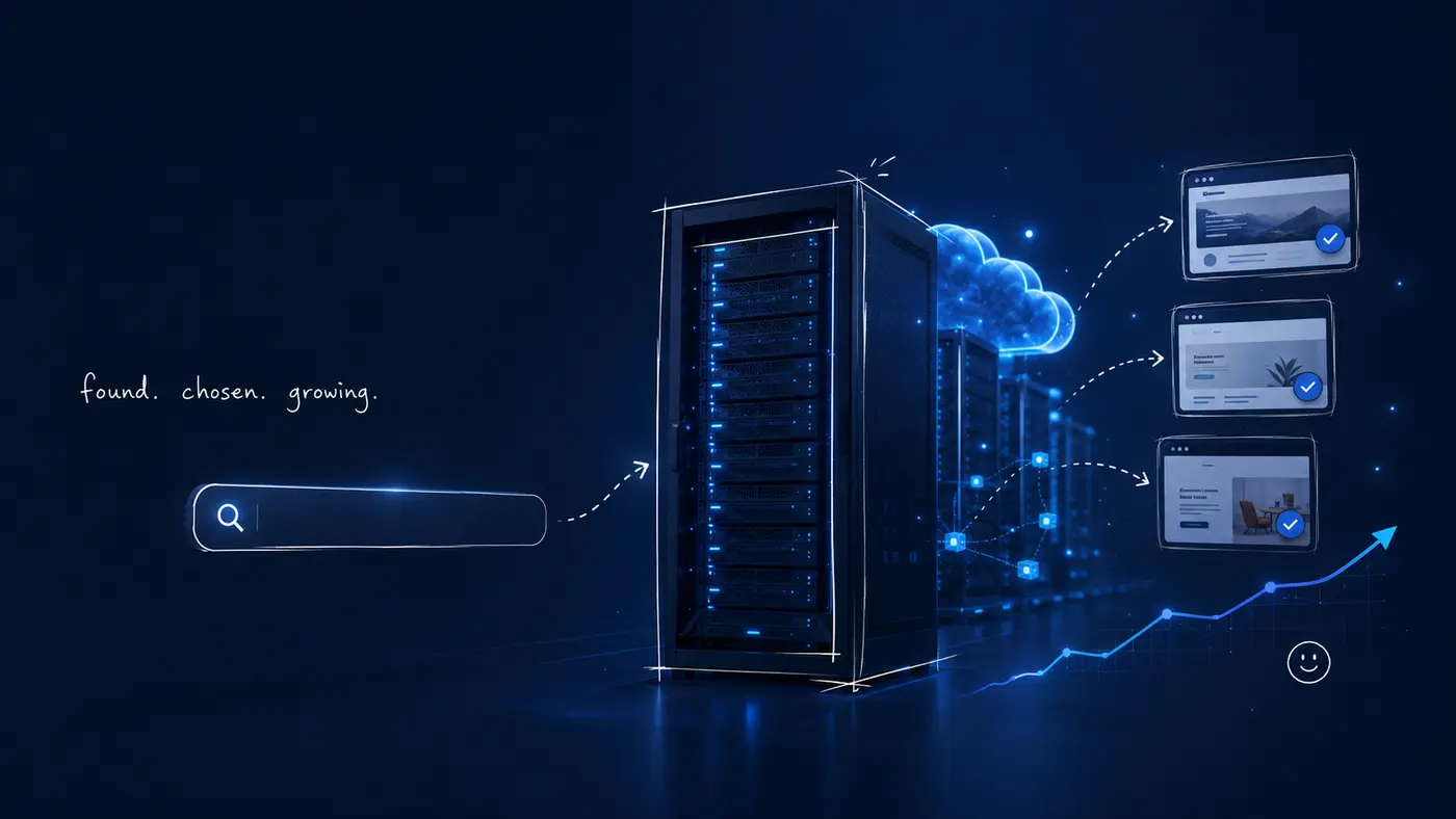 SEO for hosting companies connecting organic search visibility with hosting products and qualified customers.