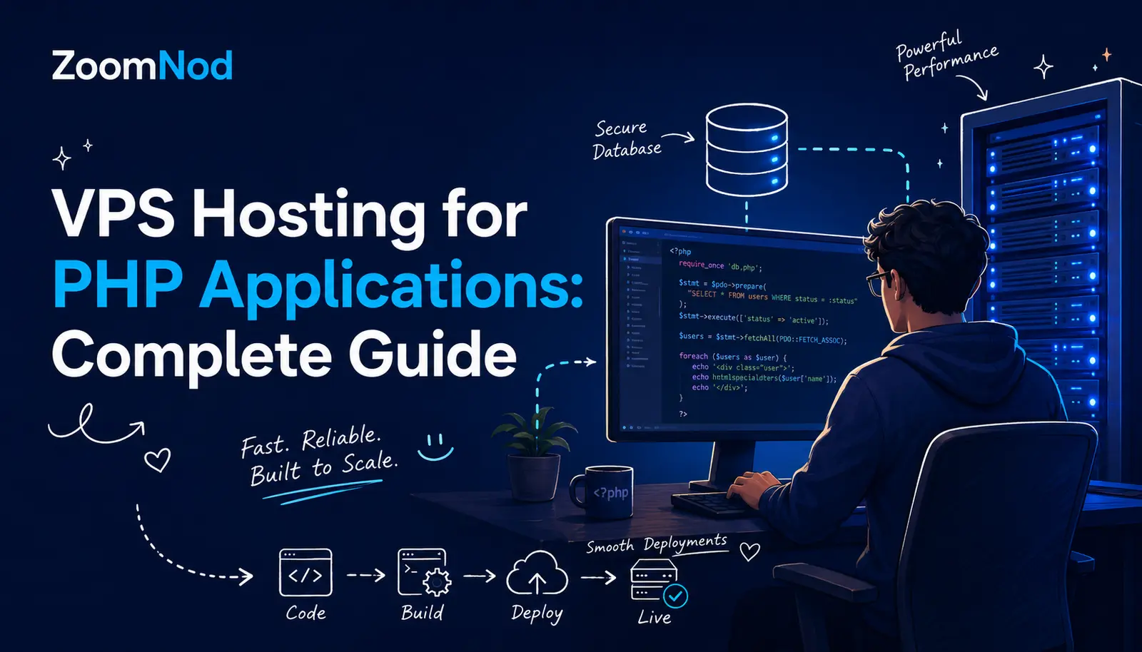 VPS hosting for PHP applications complete guide by ZoomNod