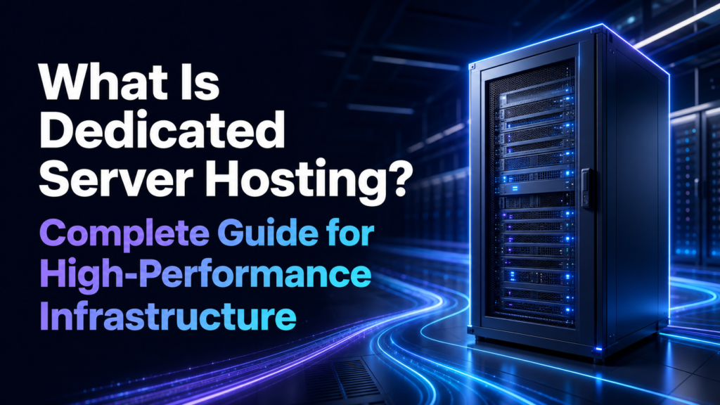 What Is Dedicated Server Hosting? Complete 2026 Guide for High-Performance Infrastructure