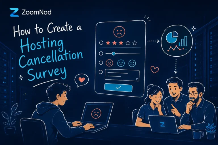 How to Create a Hosting Cancellation Survey | ZoomNod