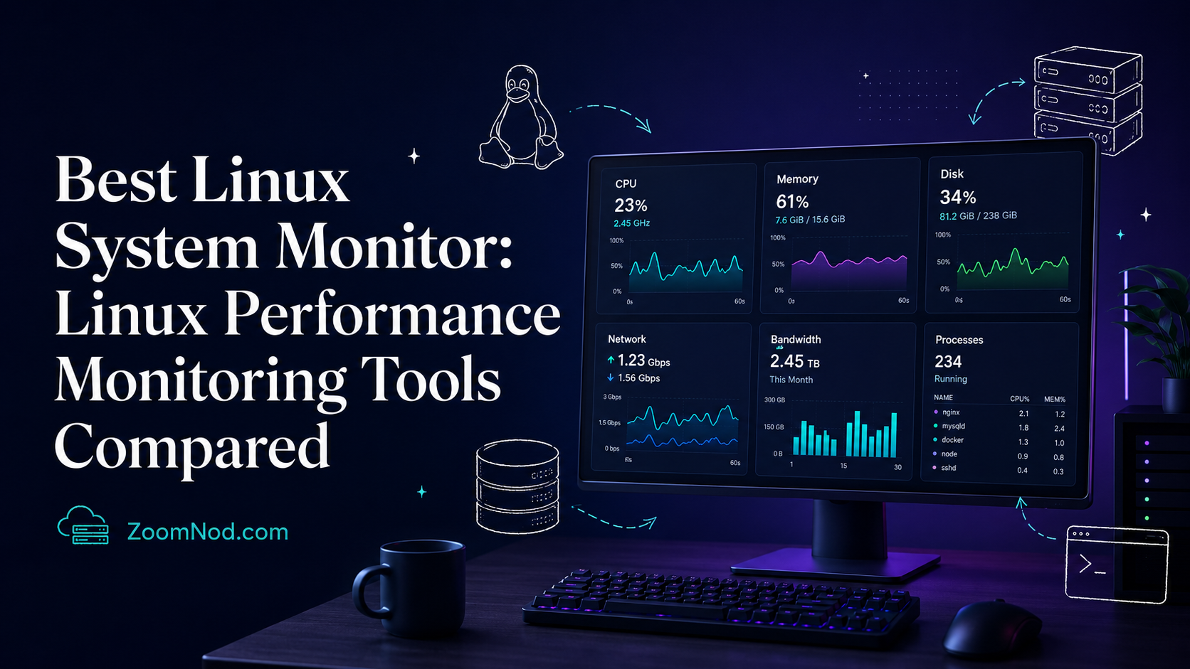 Best Linux System Monitor: Linux Performance Monitoring Tools Compared | ZoomNod