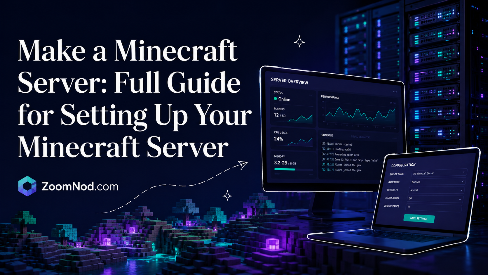 Make a Minecraft Server: Full Guide for Setting Up Your Minecraft Server | ZoomNod