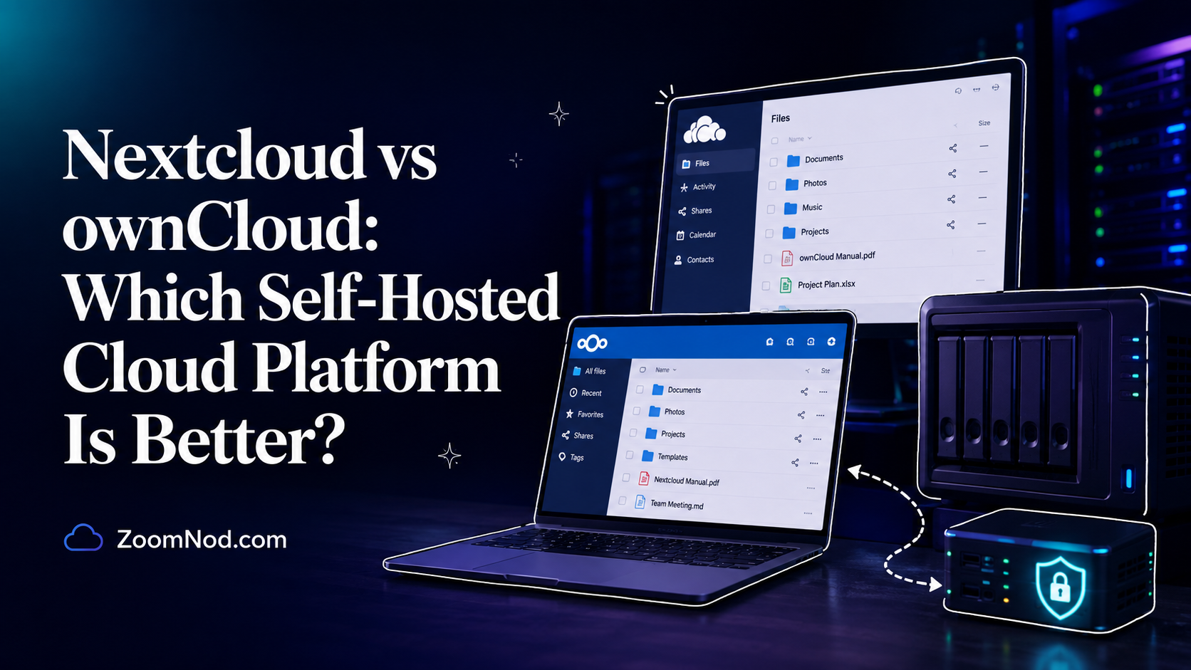 Nextcloud vs ownCloud: Which Self-Hosted Cloud Platform Is Better? | ZoomNod