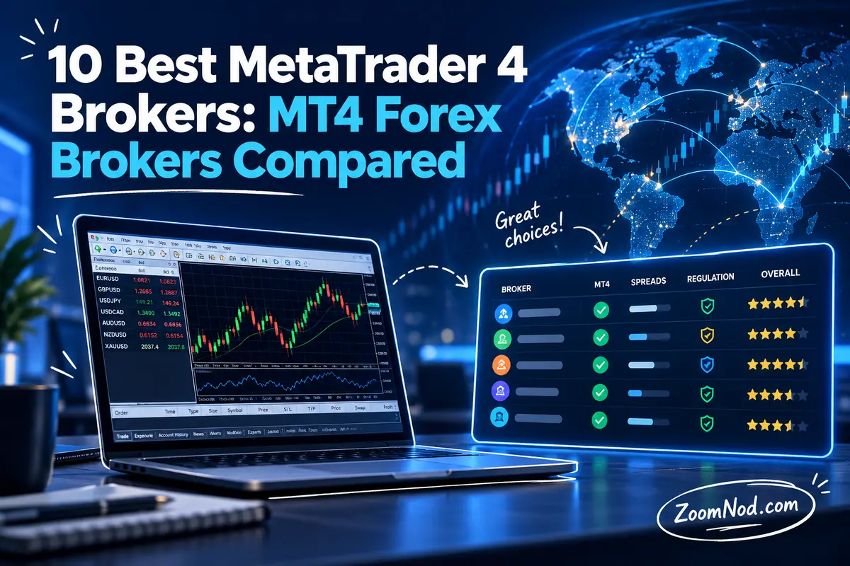 10 Best MetaTrader 4 brokers and MT4 forex brokers compared – ZoomNod