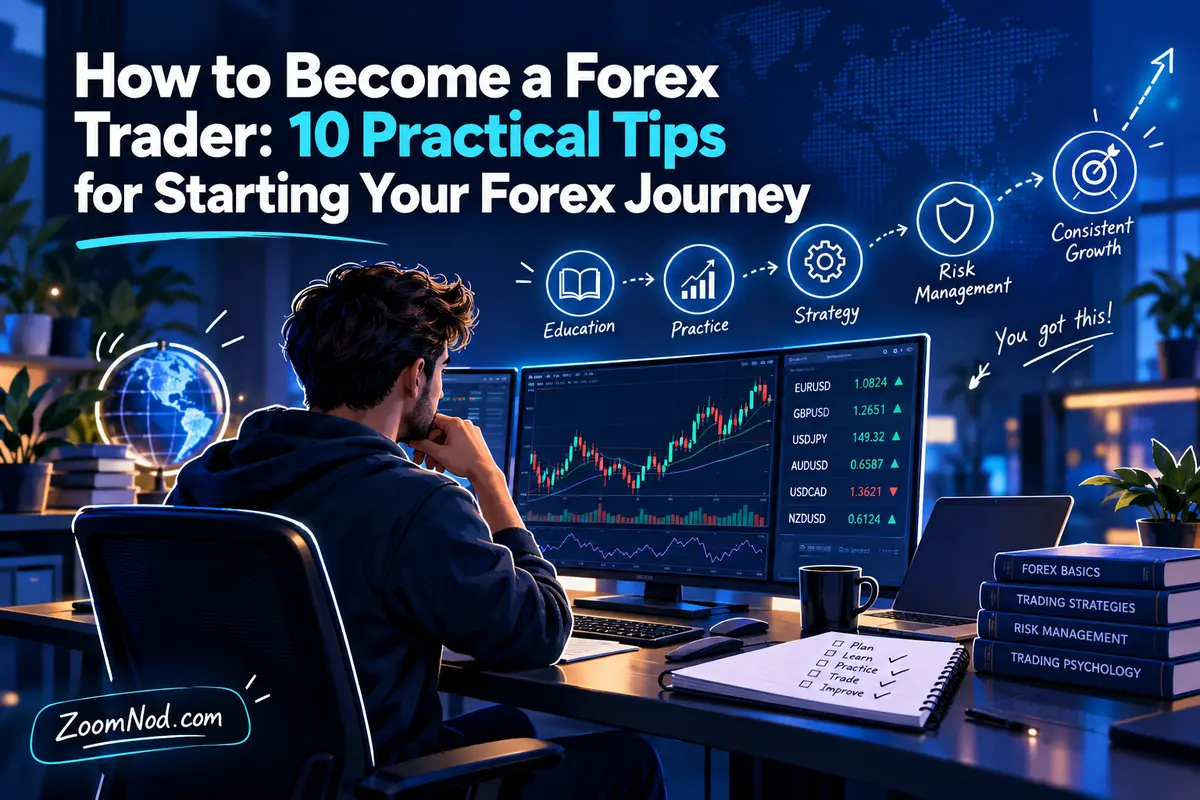 How to become a forex trader with 10 practical starting tips – ZoomNod